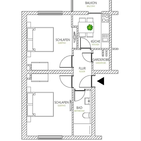 Glück Auf Schleiermacherstraße Apartment Duisburg