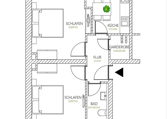 Glueck Auf Schleiermacherstrasse 公寓 杜伊斯堡